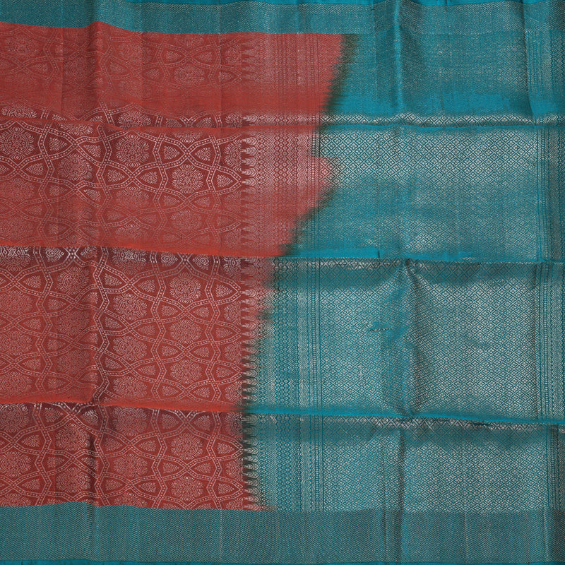 Hayagrivas Brown Handloom Soft Silk Saree KBE1240I2-11