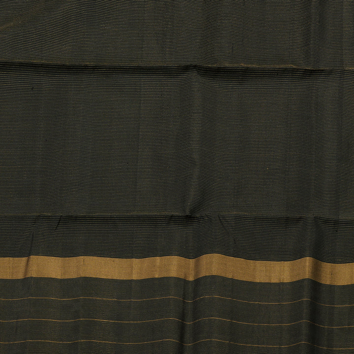 Hayagrivas Handloom Black Soft Silk Saree KBE1240I2-8