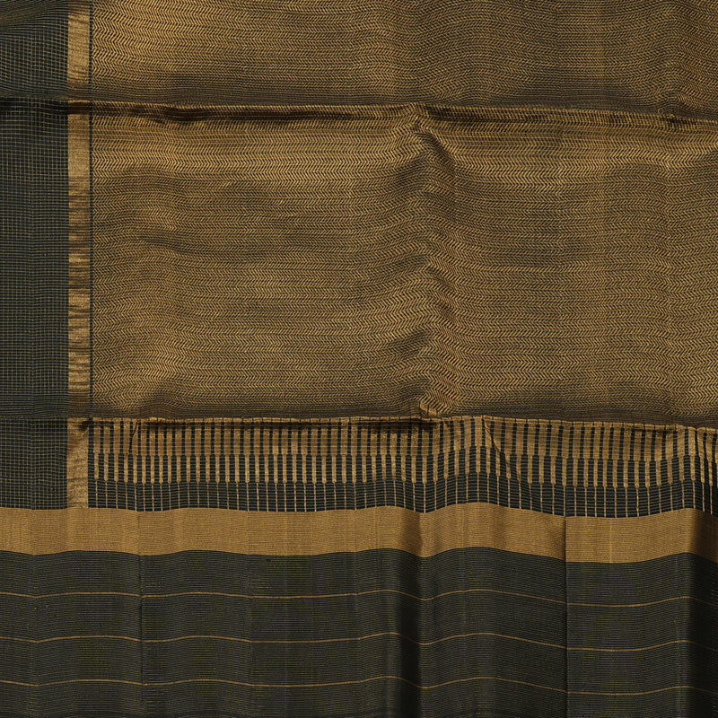 Hayagrivas Handloom Black Soft Silk Saree KBE1240I2-8