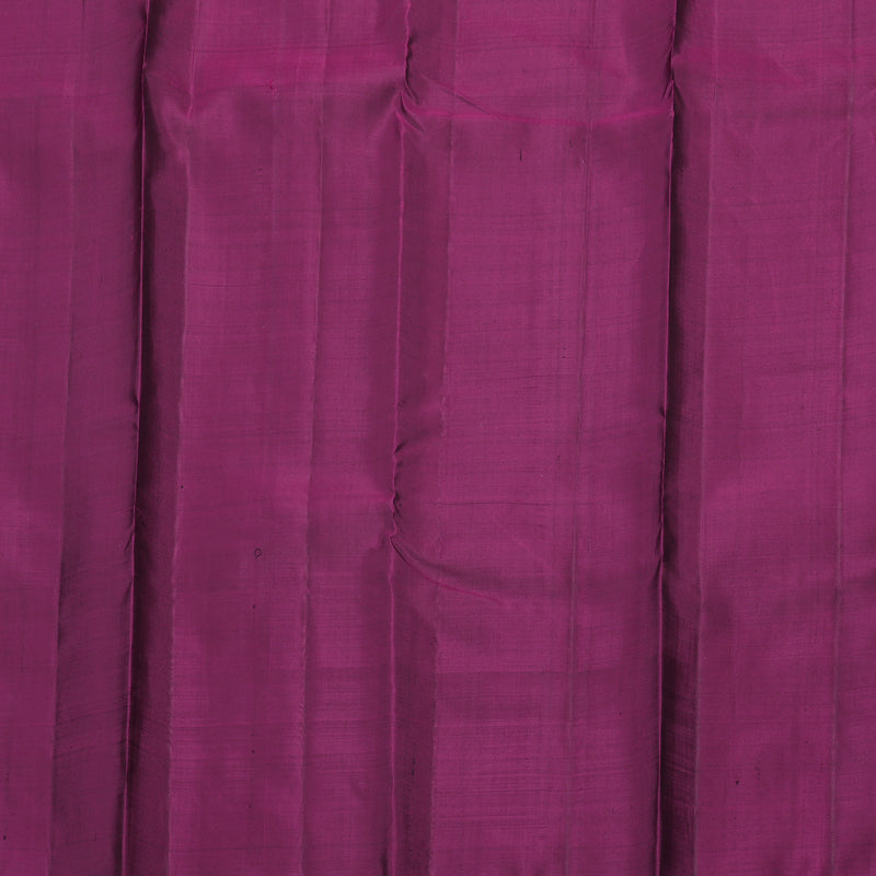 Hayagrivas Handloom Bottle Green Kanjivaram Silk Saree with Wine Purple Border KBE1245I1-7