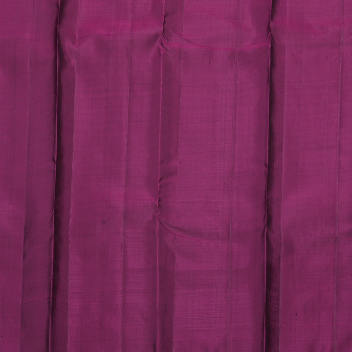 Hayagrivas Handloom Bottle Green Kanjivaram Silk Saree with Wine Purple Border KBE1245I1-7