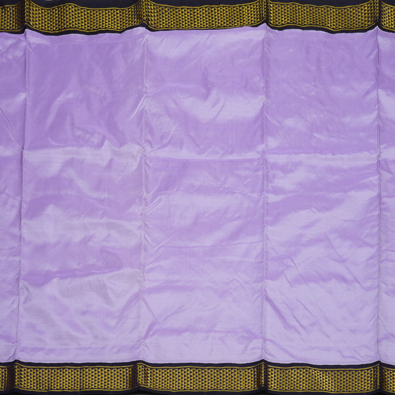 Hayagrivas Lilac Pure Ten Yards Silk Madisar with Nagapazham border KBE1255I10-1