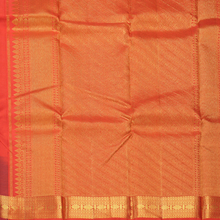 Hayagrivas Handloom Bottle Green Kanjivaram Silk Saree KBE1265I1-3