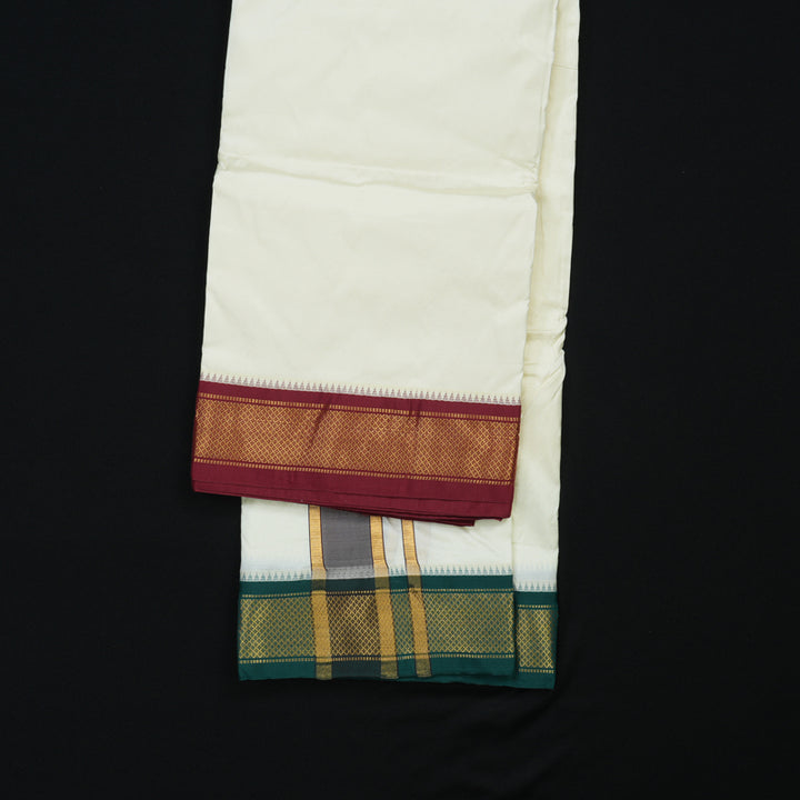 Hayagrivas Handloom 10*6 Silk Dhothi KBE1272I2-2