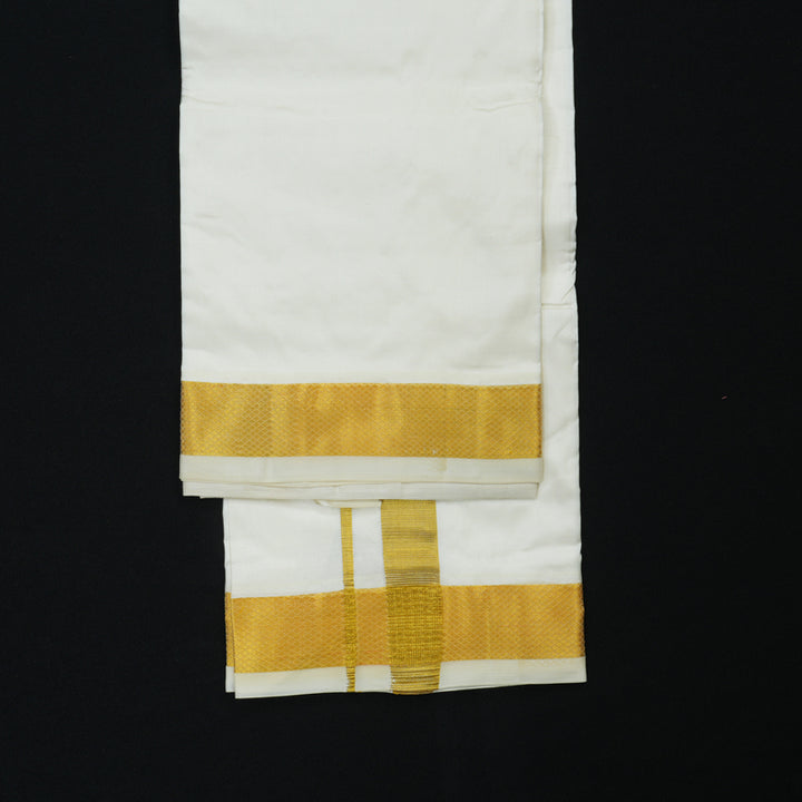 Hayagrivas Handloom 8 Mulam Silk Dhothi KBE1274I10-2
