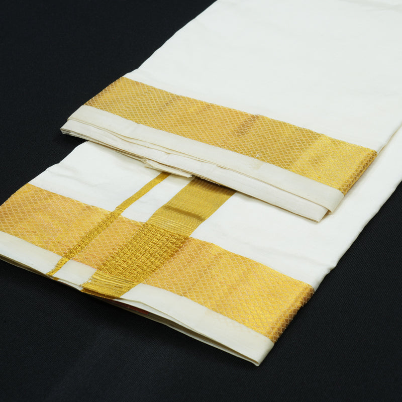Hayagrivas Handloom 8 Mulam Silk Dhothi KBE1274I10-2