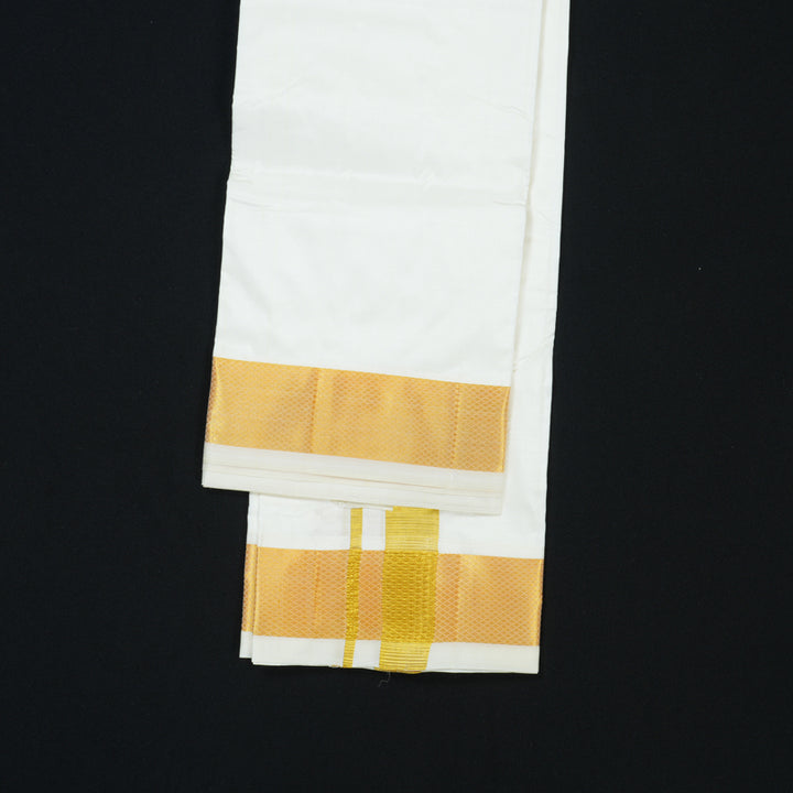 Hayagrivas Handloom 8 Mulam Silk Dhothi KBE1274I11-3 100K