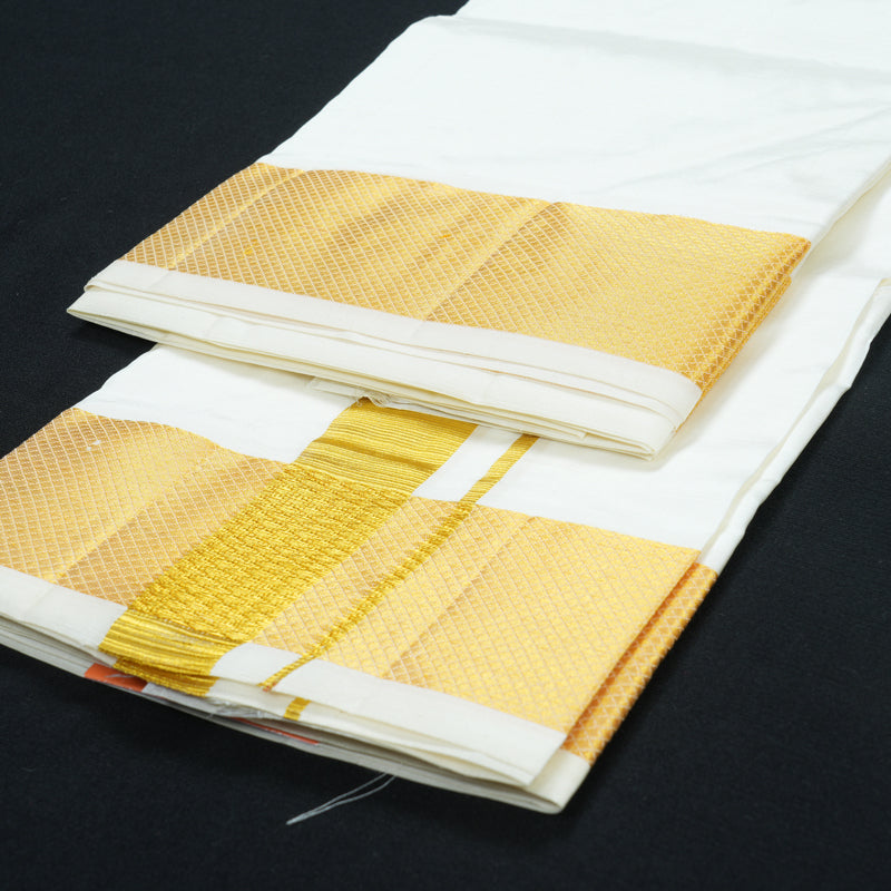 Hayagrivas Handloom 8 Mulam Silk Dhothi KBE1274I12-1 120K