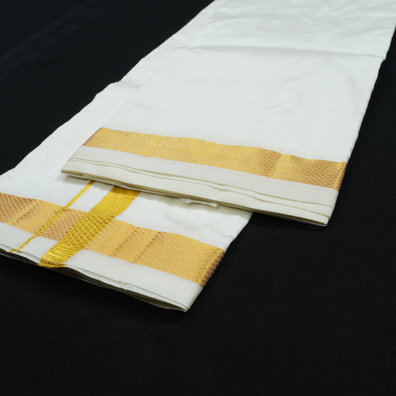 Hayagrivas Handloom 8 mulam Silk Dhoti (60K) KBE1274I9-2