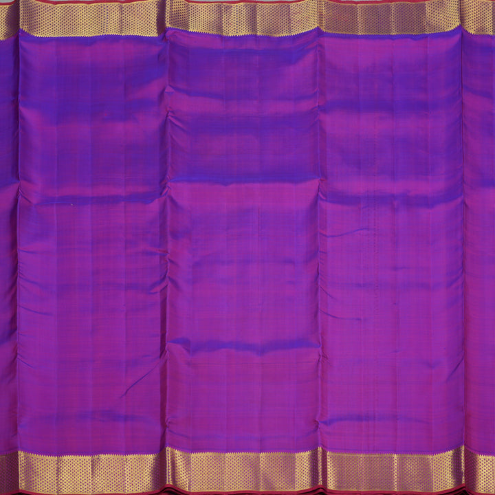 Hayagrivas Purple Handloom Kanjivaram Ten Yards Silk Saree KBE127D3-3