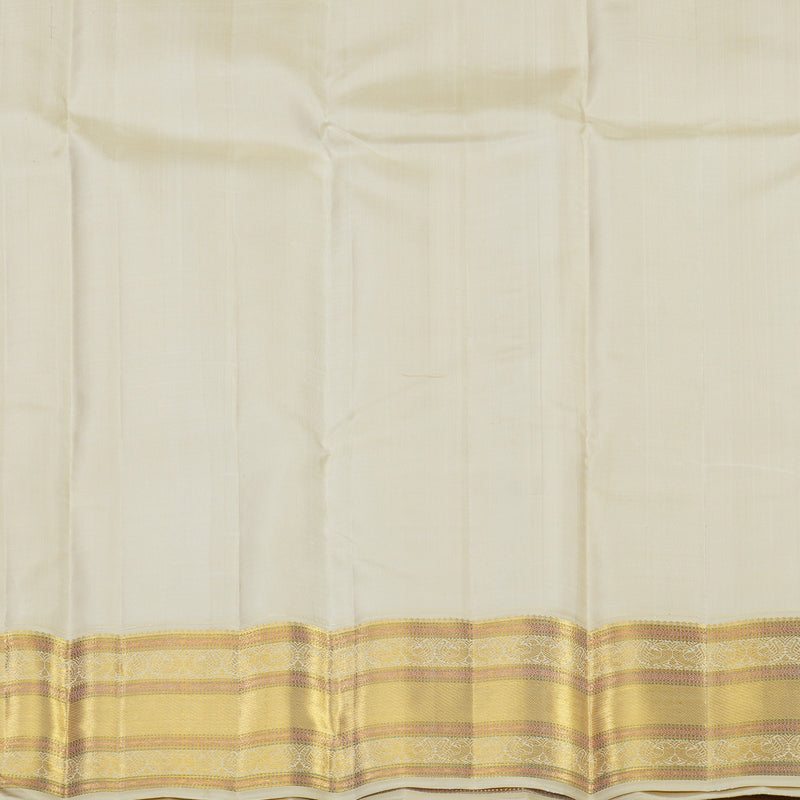 Hayagrivas Handloom Bottle green with half white contrast kanjivaram, silk saree KBE127D5-3