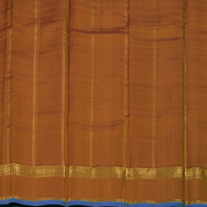 Hayagrivas Handloom Yellow Kanjivaram Silk Saree with Honey Border KBE1281I11-3