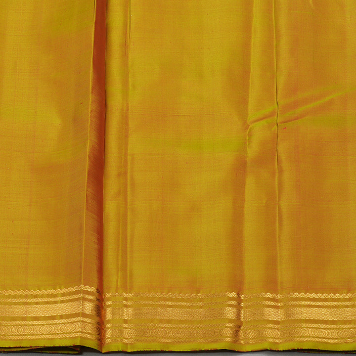 Hayagrivas Handloom Brown Kanjivaram Silk Saree KBE1281I13-2