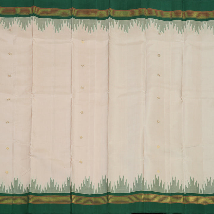 Hayagrivas Handloom Sandal Kanjivaram Silk Saree with Bottle Green border KBE1281I20-3