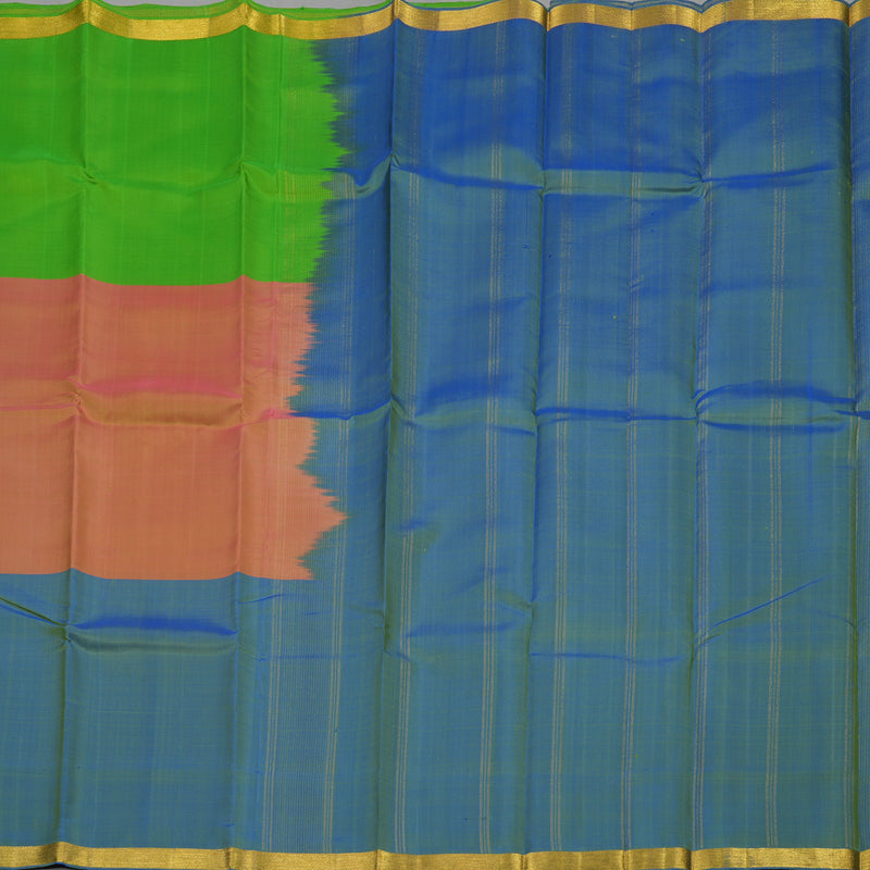 Hayagrivas Handloom Mubhagam Kanjivaram Silk Saree KBE1281I3-1