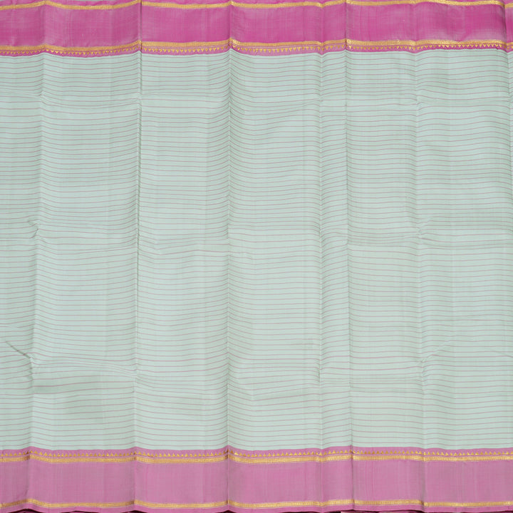 Hayagrivas Handloom Powder Blue Kanjivaram Silk Saree with Mild Purple Border KBE1281I5-3