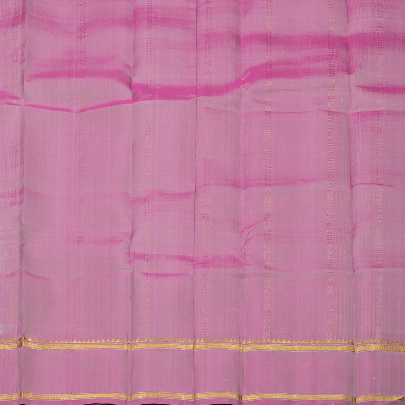 Hayagrivas Handloom Powder Blue Kanjivaram Silk Saree with Mild Purple Border KBE1281I5-3