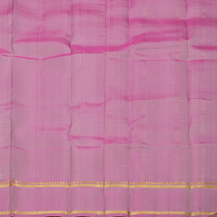 Hayagrivas Handloom Powder Blue Kanjivaram Silk Saree with Mild Purple Border KBE1281I5-3