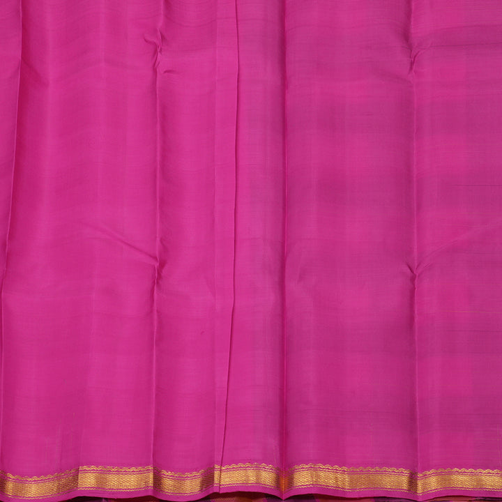 Hayagrivas Handloom Multicolour Checks Kanjivaram Silk Saree with Small Border KBE1281I7-3