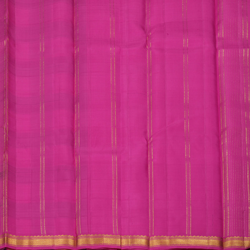 Hayagrivas Handloom Multicolour Checks Kanjivaram Silk Saree with Small Border KBE1281I7-3