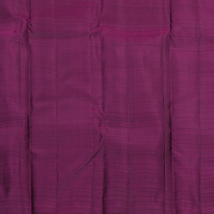 Hayagrivas Handloom Kanjivaram silk saree in Attractive Bottle green with Purple KBE128D10-1