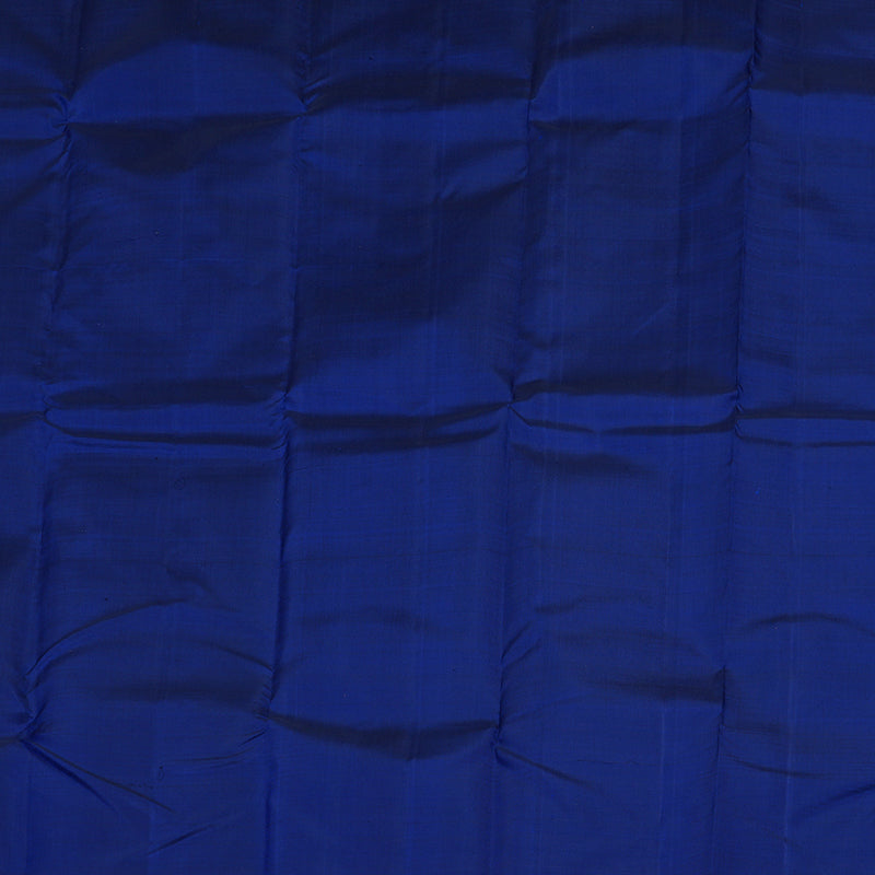 Hayagrivas Handloom Pure Kanjivaram Silk Saree In Regal Blue KBE128D11-10