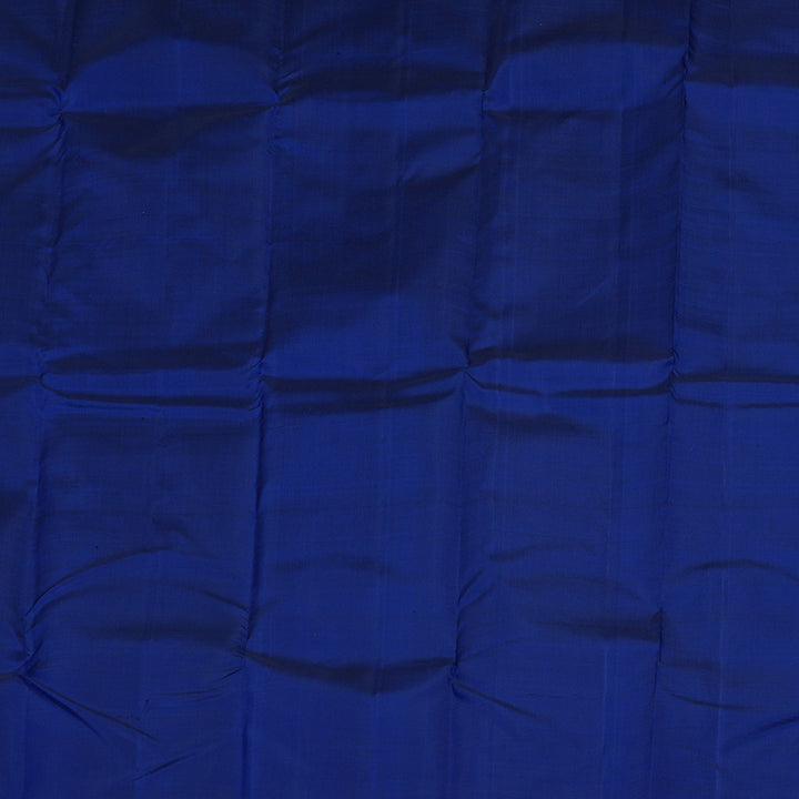 Hayagrivas Handloom Pure Kanjivaram Silk Saree In Regal Blue KBE128D11-10