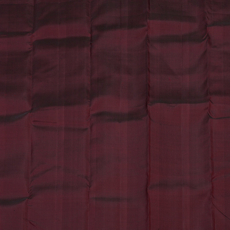 Hayagrivas Handloom Kanjivaram silk saree in Wine maroon KBE128D11-7