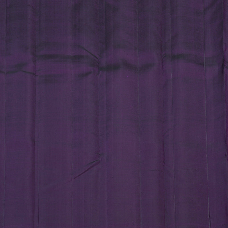 Hayagrivas Handloom Pure Kanjivaram Silk Saree in Royal Dark Purple KBE128D11-9