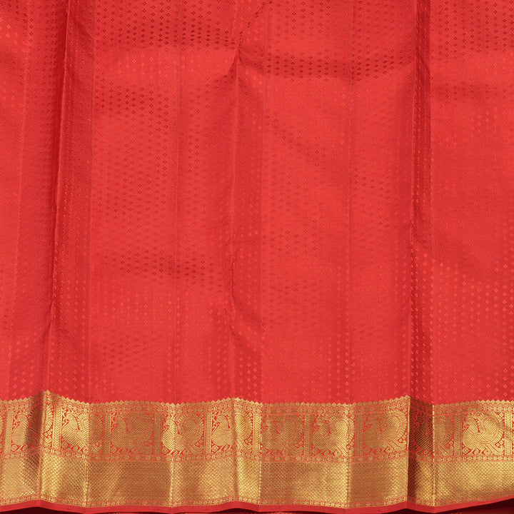 Hayagrivas Handloom Red Bridal Kanjivaram Silk Saree KBE1301J1-1