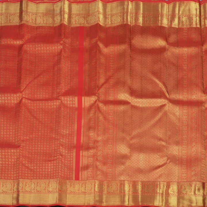 Hayagrivas Handloom Red Bridal Kanjivaram Silk Saree KBE1301J1-1
