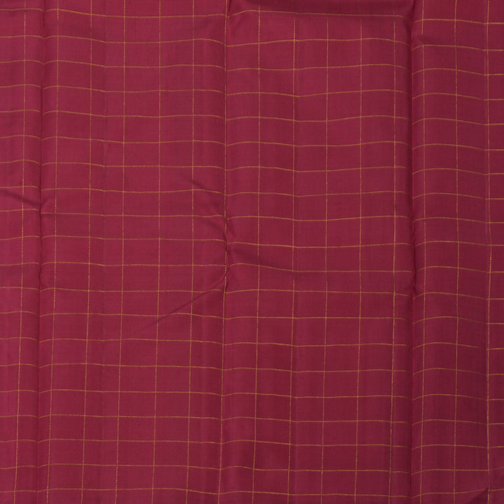 Hayagrivas Handloom Multicolour Checks Kanjivaram Silk Saree KBE1303J1-1