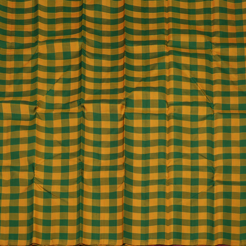 Hayagrivas Handloom Multicolour Checks Kanjivaram Silk Saree KBE1303J1-1