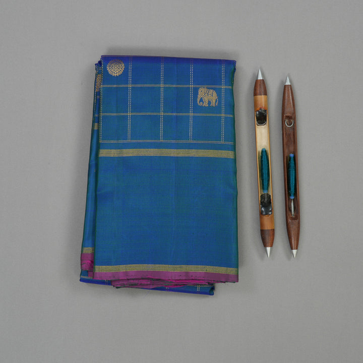 Hayagrivas Handloom Mayilkazhuthu Kanjivaram Silk Saree KBE1304J1-1