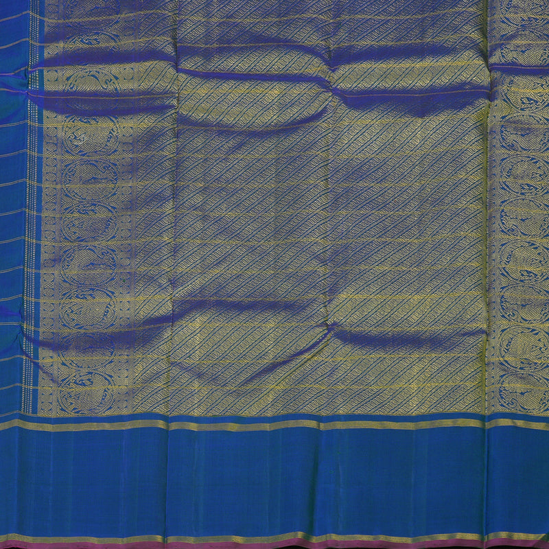 Hayagrivas Handloom Mayilkazhuthu Kanjivaram Silk Saree KBE1304J1-1