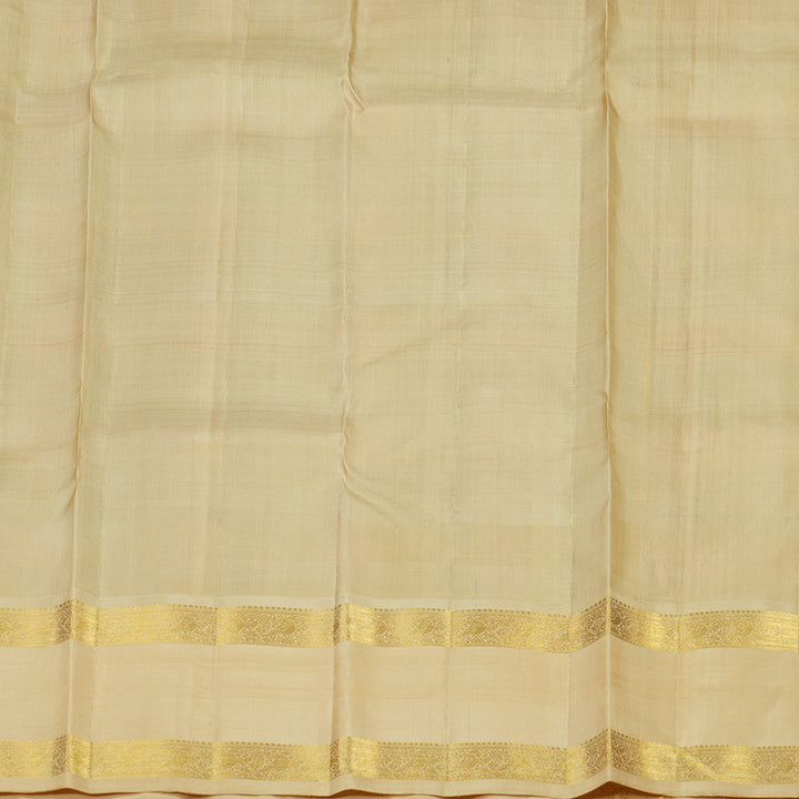 Hayagrivas Handloom Multicolour Checks Kanjivaram Silk Saree with Sandal Border KBE1304J6-1