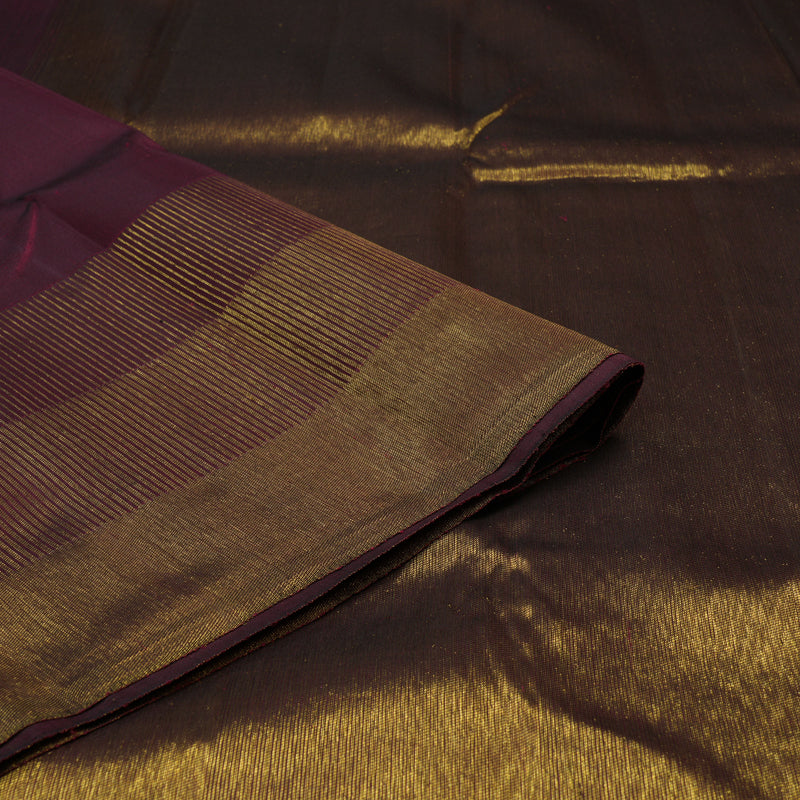 Hayagrivas Handloom Maroon Kanjivaram Silk Saree KBE1304J8-1