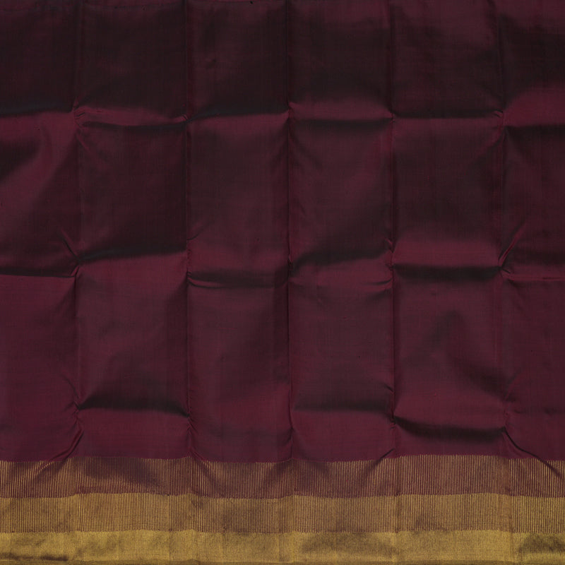 Hayagrivas Handloom Maroon Kanjivaram Silk Saree KBE1304J8-1
