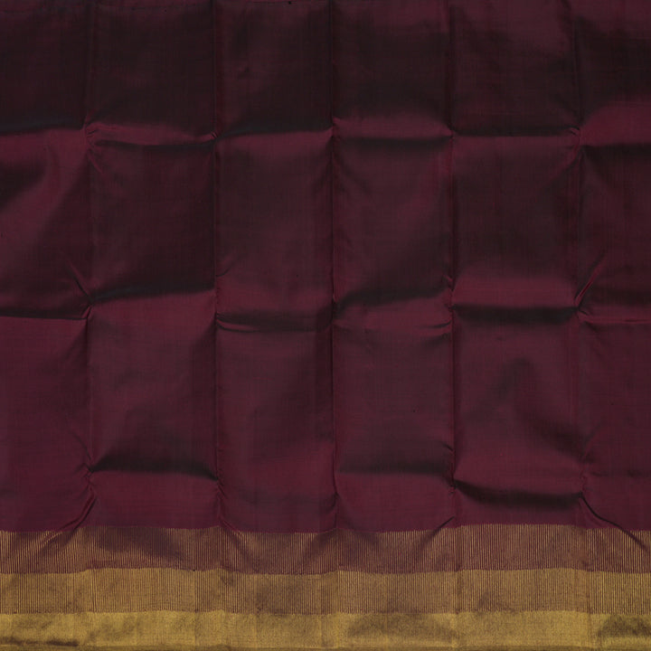 Hayagrivas Handloom Maroon Kanjivaram Silk Saree KBE1304J8-1