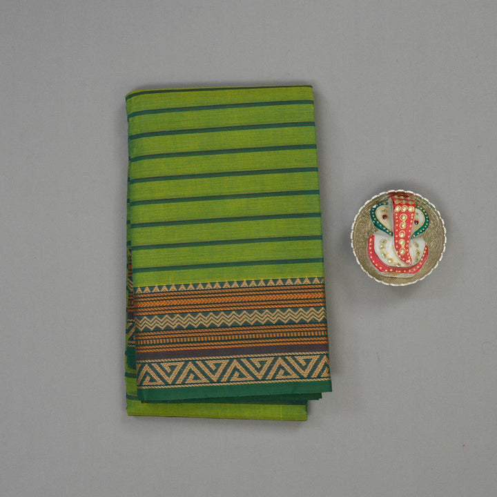 Hayagrivas Green Pure Chettinad Cotton Saree KBE1309J10-12