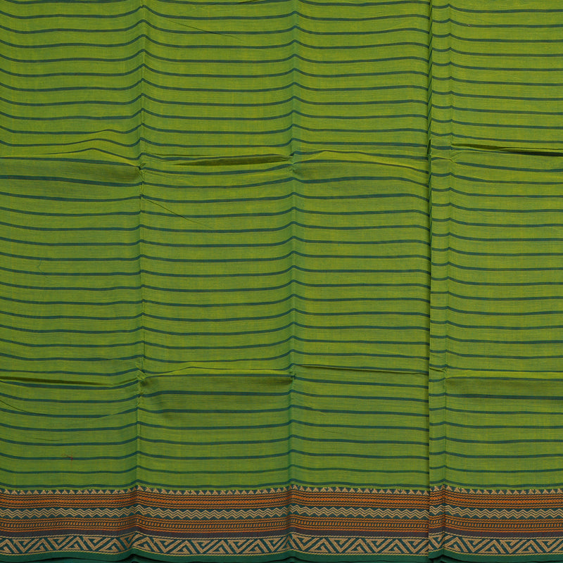 Hayagrivas Green Pure Chettinad Cotton Saree KBE1309J10-12