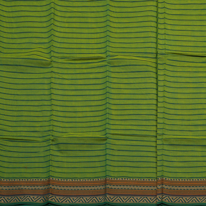 Hayagrivas Green Pure Chettinad Cotton Saree KBE1309J10-12