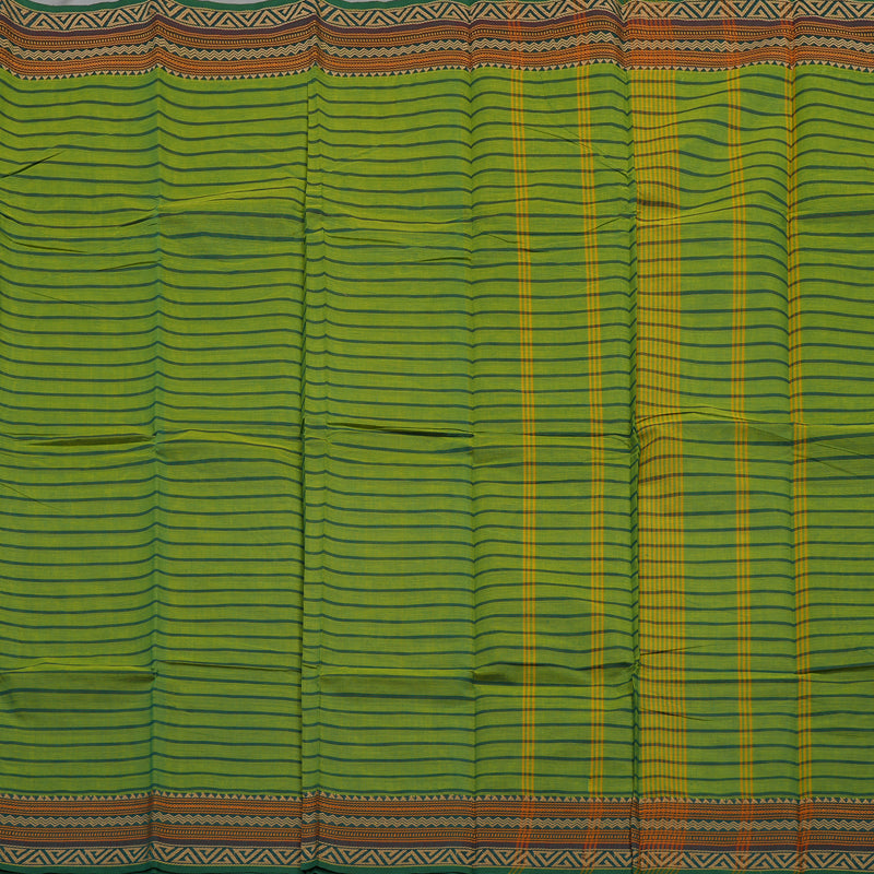 Hayagrivas Green Pure Chettinad Cotton Saree KBE1309J10-12