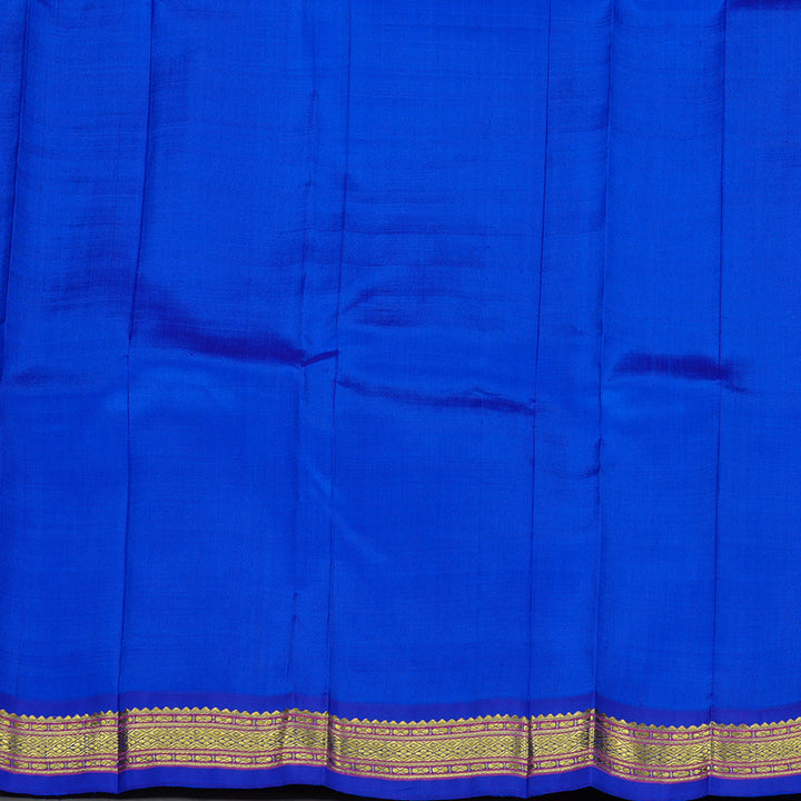 Hayagrivas Reddish Pink Handloom Kanjivaram Silk Saree with Purple Border KBE130D1-12