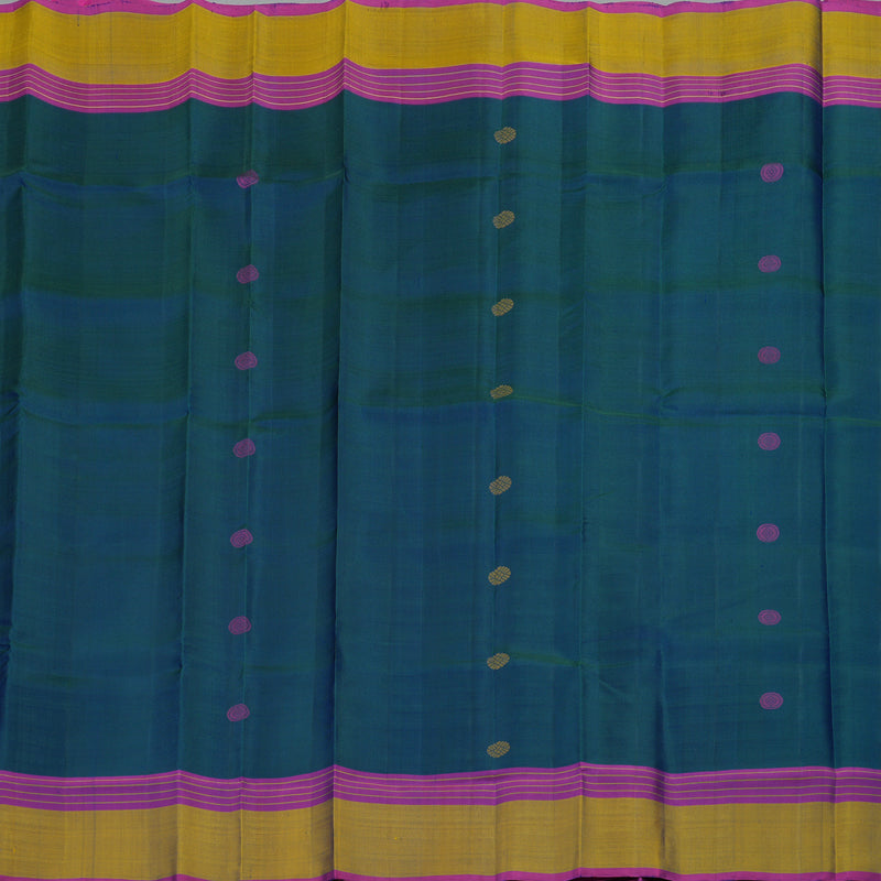 Hayagrivas Handloom Thread Work Silk Saree in Mayilkazhuthu colour KBE1310J1-2
