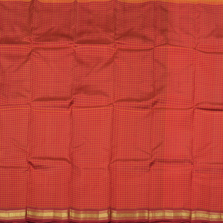 Hayagrivas Maroon Handloom Kanjivaram Silk Saree KBE131D1-10