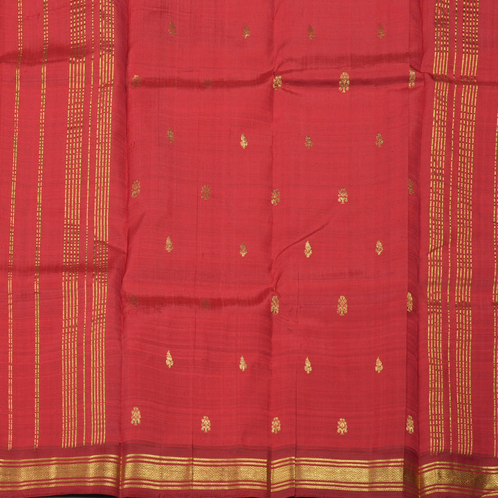 Hayagrivas Maroon Handloom Kanjivaram Silk Saree KBE131D1-10