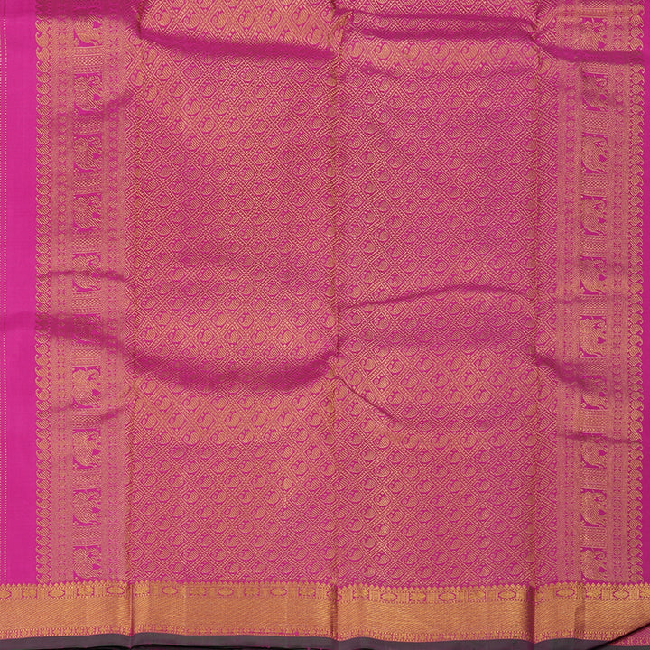Hayagrivas Handloom Magenta Kanjivaram Silk Saree KBE1327J4-1