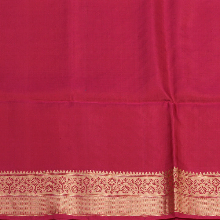Hayagrivas Aqua Blue Handloom Ikkat Soft Silk Saree KBE132D1-1