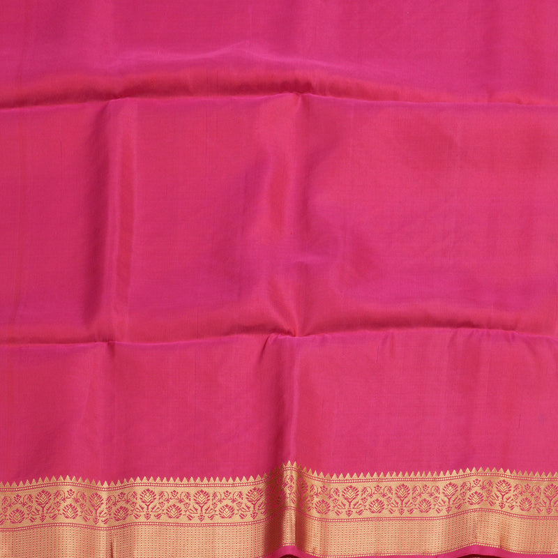 Hayagrivas Handloom Ikkat Soft Silk Saree in Pristine White KBE132D1-22